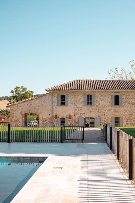 L'Heritier, Maison Climatisee, 12Pers Avec Piscine Vila Marzens Exterior foto