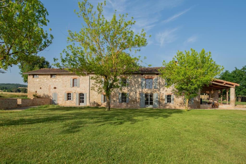 L'Heritier, Maison Climatisee, 12Pers Avec Piscine Vila Marzens Exterior foto